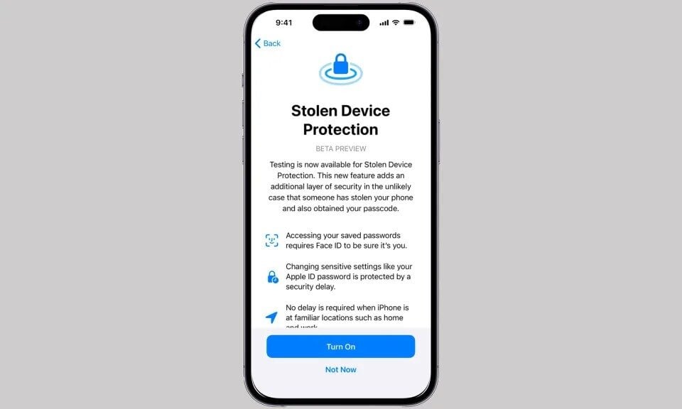 Περισσότερες πληροφορίες για "Η "Προστασία Κλεμμένης Συσκευής" θα κάνει πολύ πιο δύσκολη τη ζωή για όσους κλέβουν iPhone"