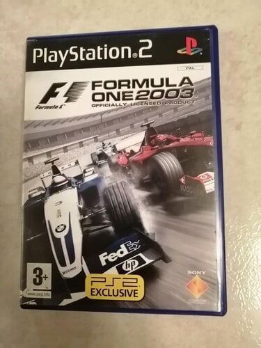 Περισσότερες πληροφορίες για "PS2 F1 FORMULA ONE 2003 EXCLUSIVE"