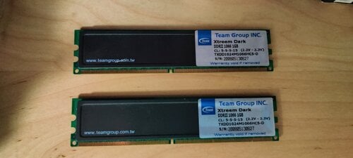 Περισσότερες πληροφορίες για "2Gb DDR2 TeamXtreem 2x1Gb 1066Mhz - Θεσσαλονίκη"