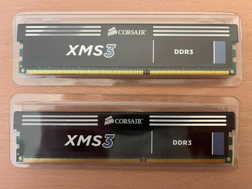 Περισσότερες πληροφορίες για "Corsair XMS3 4GB (2x2GB) DDR3 1600 Desktop Memory (CMX4GX3M2A1600C9)"
