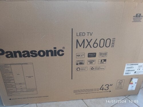 Περισσότερες πληροφορίες για "Panasonic TX-43MX600E"