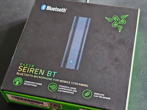 Περισσότερες πληροφορίες για "Razer Seiren BT ασύρματο Bluetooth μικρόφωνο πέτου"