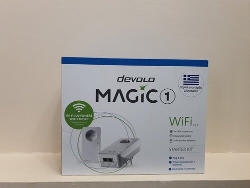 Περισσότερες πληροφορίες για "Devolo Magic 1 WiFi 2-1-2"