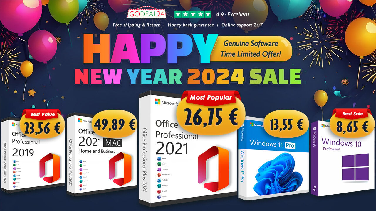 Godeal24 New Year sale: Αποκτήστε μια lifetime άδεια χρήσης του Office 2021 με μόλις 26.75€