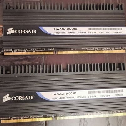 Περισσότερες πληροφορίες για "CORSAIR RAM DDR3 1600MHZ 4GB(2X2GB)"