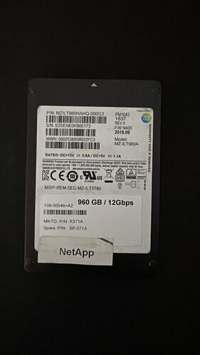 Περισσότερες πληροφορίες για "960GB SAS 12GB/s 2.5" SSD NetApp X371A Samsung PM1643 MZ-ILT960A"