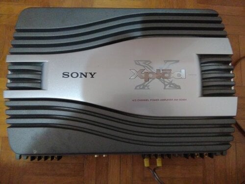 Περισσότερες πληροφορίες για "SONY Xplod 4-channel car amplifier XM-SD46X and SONY Xplod Subwoofer 1100w"