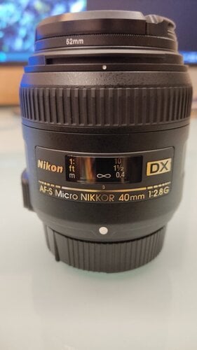 Περισσότερες πληροφορίες για "AF-S Nikon Micro Nikkor 40mm f/2.8"