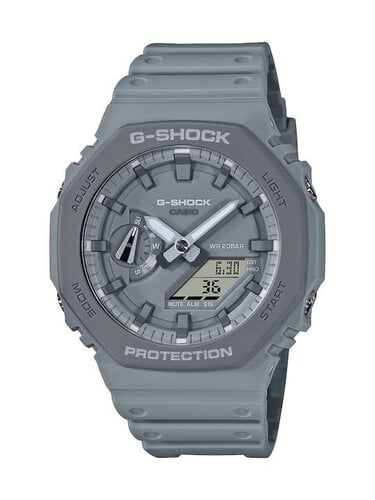 Περισσότερες πληροφορίες για "CASIO GSHOCK GA2110ET-8A | Analog-Digital Grey"