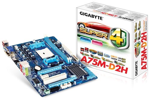 Περισσότερες πληροφορίες για "FM1 socket Gigabyte  GA-A75M-D2H με CPU AMD A6-3650 4C\4T."