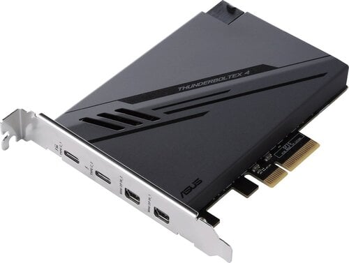 Περισσότερες πληροφορίες για "Asus Κάρτα PCIe σε 4 θύρες Mini DisplayPort / Thunderbolt 3 / USB 2.0 / USB 3.2 ThunderboltEX 4"