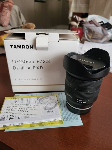 Περισσότερες πληροφορίες για "Tamron 11-20mm f/2.8 Di III-A RXD Sony E-mount"