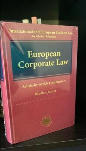 Περισσότερες πληροφορίες για "European Corporate Law"