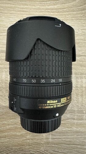 Περισσότερες πληροφορίες για "Nikon Crop Φωτογραφικός Φακός AF-S Nikkor 18-140mm f/3.5-5.6G ED DX VR Wide Angle Zoom για Nikon F M"