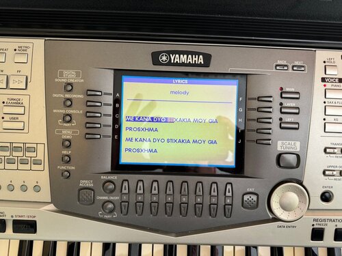 Περισσότερες πληροφορίες για "Yamaha Oriental PSR A1000"