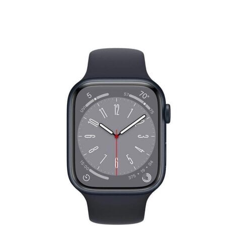 Περισσότερες πληροφορίες για "Apple Watch Series 8 (45mm/Μαύρο/Αλουμίνιο)"