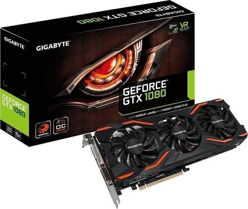 Περισσότερες πληροφορίες για "Gigabytes GTX 1080 GeForce GTX1080 8GB Windforce OC"