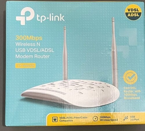 Περισσότερες πληροφορίες για "TP-LINK TD-W9970 VDSL/ADSL Wireless Modem Router"