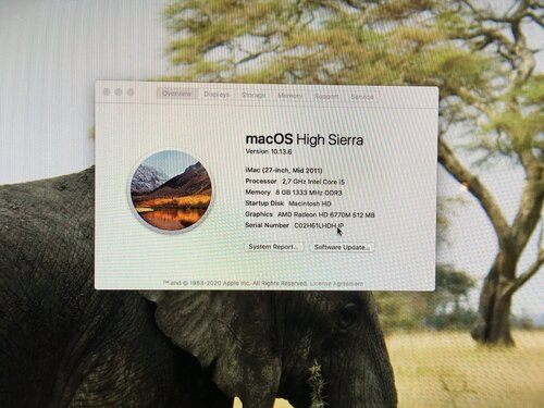 Περισσότερες πληροφορίες για "Apple iMac 27, 1TB, 8GB RAM Desktop - MC813D/A 2011"