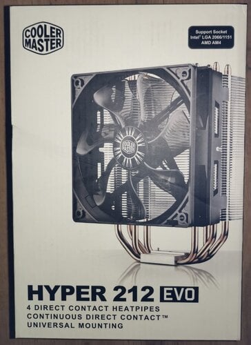 HYPER 212 EVO 30€, HYPER X DDR3(4X4GB) 60€