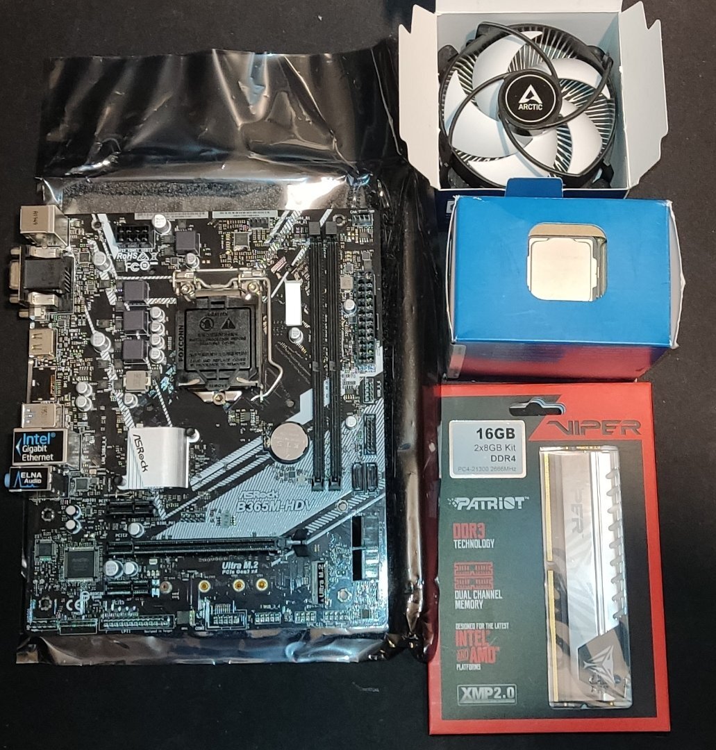 Intel® Pentium® Gold G5420 / Asrock B365M-HDV / Patriot Viper Elite ...