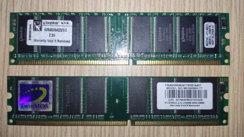 Περισσότερες πληροφορίες για "DDR 512MB + 256MB"