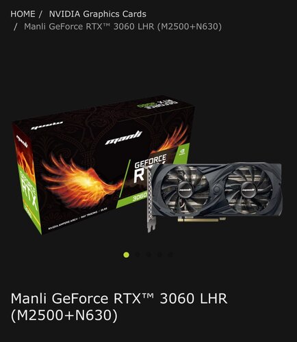 Περισσότερες πληροφορίες για "Manli GeForce RTX 3060 12gb"