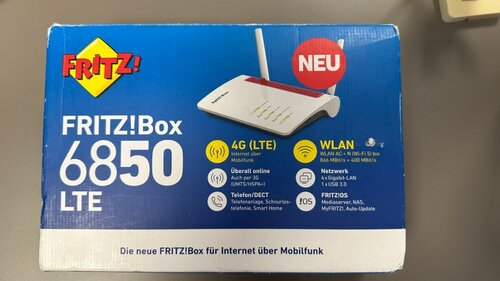 Περισσότερες πληροφορίες για "AVM FRITZ! Box 6850 LTE"