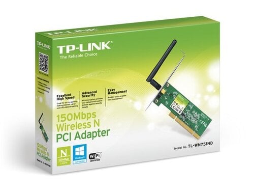 Περισσότερες πληροφορίες για "TL-WN751ND 150Mbps Ασύρματο N PCI Adapter ΚΑΙΝΟΥΡΓΙΑ!!"