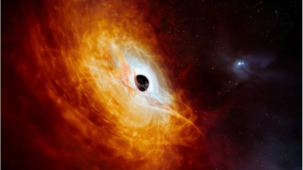 Επιστήμονες εντόπισαν κολοσσιαία και αδηφάγα μαύρη τρύπα