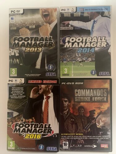 Περισσότερες πληροφορίες για "Football Manager 2013-2014-2016 Commandos Strike Force"