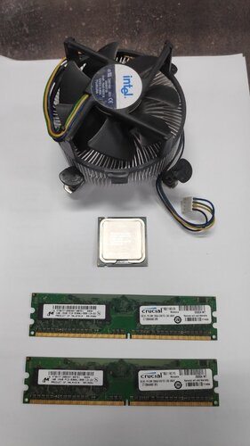 Περισσότερες πληροφορίες για "Core 2 Duo E6550 (2,33GHz), RAM 2x 1GB DDR2 (667MHz), stock cooler"