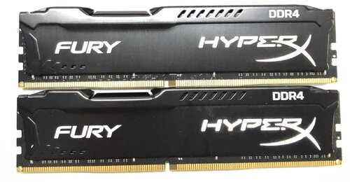 Περισσότερες πληροφορίες για "HyperX Fury 16GB DDR4 RAM με 2 Modules (2x8GB) & patriot 4B SO-DIMM"