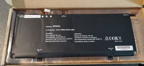 Περισσότερες πληροφορίες για "SP04XL μπαταρία Powersmart για HP Spectre x360 13-ap"