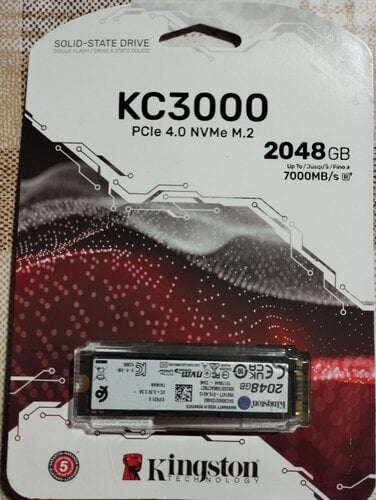 Περισσότερες πληροφορίες για "Kingston Technology KC3000 (2048 GB/PCI Express 4.0) NVME , ο ταχύτερος SSD δίσκος."
