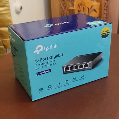 Περισσότερες πληροφορίες για "Tp-Link 5-Port Gigabit Desktop Switch with 4-Port PoE+"