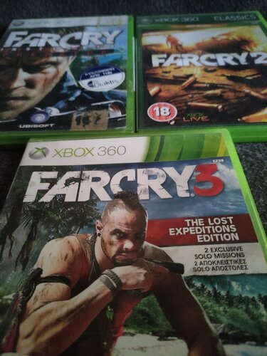 Περισσότερες πληροφορίες για "ΠΑΚΕΤΟ ''Far Cry'' - 3 παιχνιδια Xbox 360"