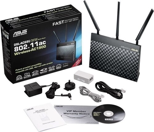 Περισσότερες πληροφορίες για "Asus DSL-AC68U VDSL2 Ασύρματο Modem Router Wi‑Fi 5 με 4 Θύρες Gigabit Ethernet"