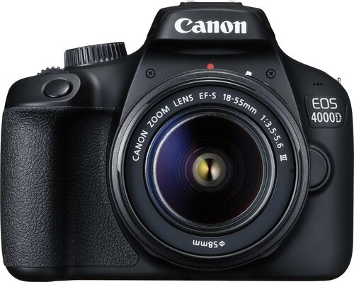Περισσότερες πληροφορίες για "Canon DSLR Φωτογραφική Μηχανή EOS 4000D Crop Frame Kit (EF-S 18-55mm F3.5-5.6 DC III) Black"