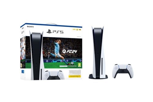 Περισσότερες πληροφορίες για "Sony PlayStation 5 EA Sports FC 24 (Voucher) (Official Bundle)"