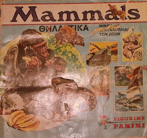 Άλμπουμ panini Mammals 1979