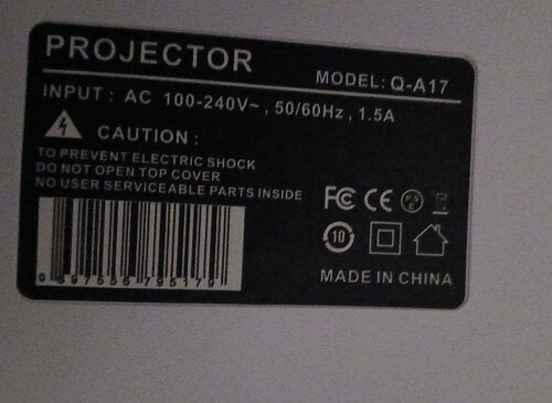 Περισσότερες πληροφορίες για "Andowl Q-A17 Mini Projector Λάμπας LED Λευκός"