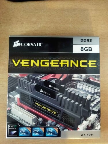 Περισσότερες πληροφορίες για "Corsair Vengeance 8 GB (2x4GB) DDR3 1600MHz"