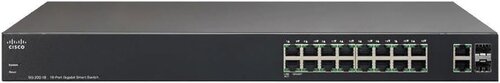 Περισσότερες πληροφορίες για "Cisco SG200-18 18-port Gigabit Smart Switch"