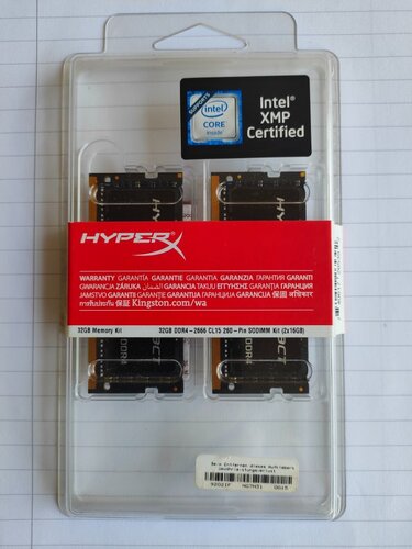 Περισσότερες πληροφορίες για "RAM Laptop - HyperX Impact HX426S15IB2K2/32 (32 GB/DDR4/2666MHz)"