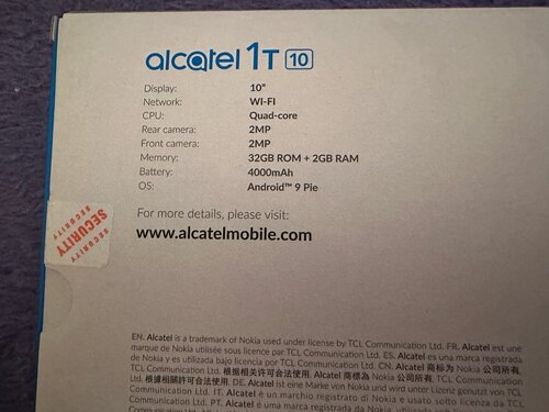 Περισσότερες πληροφορίες για "ALCATEL 10in T1-8084 TABLET 32GB BLACK Θεσσαλονίκη"