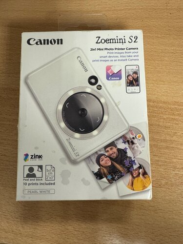 Περισσότερες πληροφορίες για "Πωλείται σφραγισμένη φωτογραφική μηχανή Canon zoemini s2"