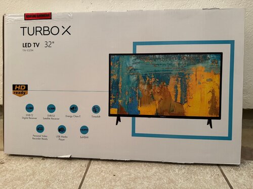 Περισσότερες πληροφορίες για "Turbo-X LED TV TXV-E3294 32" ΣΦΡΑΓΙΣΜΕΝΗ στο κουτί της"