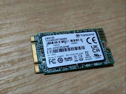 Περισσότερες πληροφορίες για "Transcend 420S SSD 240GB M.2 SATA III"