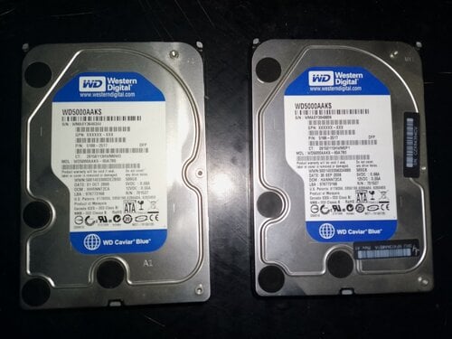Περισσότερες πληροφορίες για "Western Digital Blue WD5000AAKS 500GB 7200 RPM 16MB Cache SATA 3.0Gb/s 3.5" Internal Hard Drive Bare"